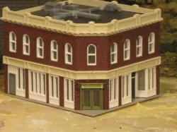 HO Scale Main Street 14 Corner Building