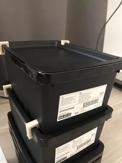 Ikea Uppsnofsad clip stacking 