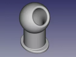 Incontinence tunnel butt plug "anatomically correct" (?)