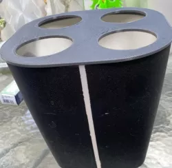 Kratky Bucket White Painted Black