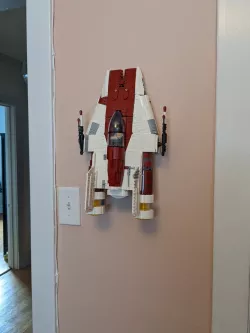 LEGO A-Wing Vertical Wall Mount