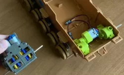  Mauler tank compact gearboxes using tamiya gears 70168