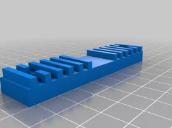 Modified TUSH++ rail and stabilizer with proper rib spacing and countersink pocket
