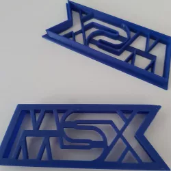 MSX logo Cookie Cutter