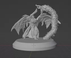 Oryx vs Akka statue from Destiny 2