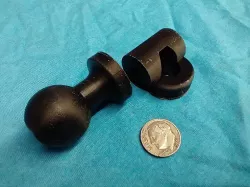 Panavise suction cup to RAM 1" ball adapter