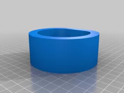 Parametric Type 2 (Mennekes) EV charge plug template (for female connector)