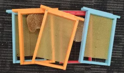 Patchable honeycomb frame