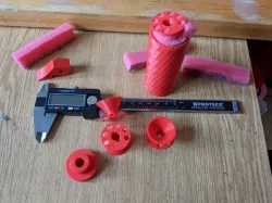 PCP Silencer/suppressor for Artemis SPA PP750 cal. 5.5 mm (.22") K-baffle design