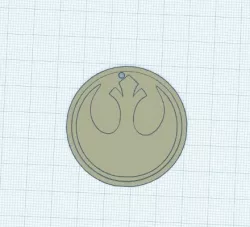 Rebels Keychain Star Wars logo