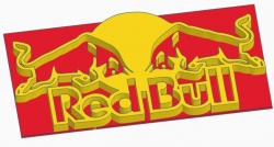 STL file RED BULL LOGO 🐂・3D printer model to download・Cults