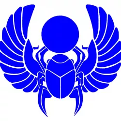 Scarabs Beetle stencil