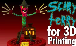 Scary Terry from Rick and Morty Diorama
