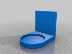 Soap dispenser wall mounted shelf