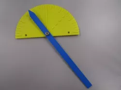 Tactile protractor with arm V3