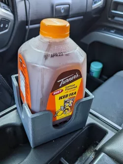 Tea jug cup holder
