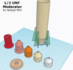 The Best 1/2 UNF Airgun Moderator / Suppressor / Silencer for the FX Wildcat MK3 and more