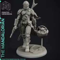 The Mandalorian - Star Wars Fanart - 30cm 
