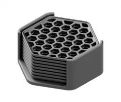 The ultimate hexagon coaster set