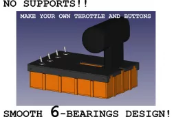Throttle HOTAS Easy No Supports