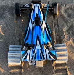 Traxxas Bandit Paddle Tire and Rim