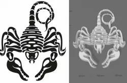 Tribal Scorpion 3D