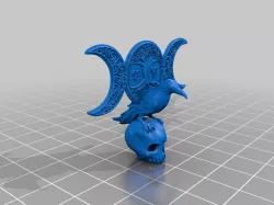 Triple Moon Raven
