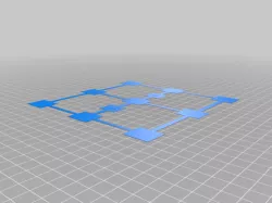 150mm x 150mm Layer Height Calibration Test Pattern for Flashforge Adventurer 3 (Set General Layer Height and First Layer Height to .3mm)