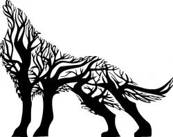 2D Tree Wolf