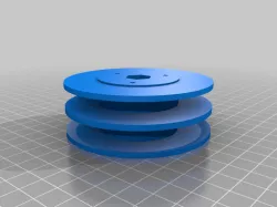 3D printed hand crank / gravity generator