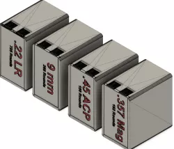 Additional ammo trays and covers for 50 Cal Ammo box