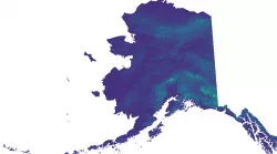 Alaska Topographic Relief Map