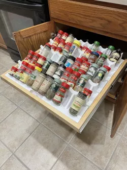 Angled Spice Rack