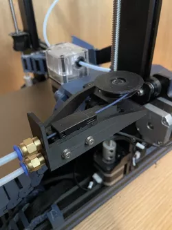 Anycubic Vyper 90 degree horizontal filament sensor mount 