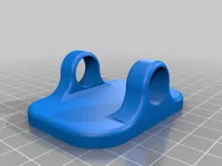 Articulating wall mount adhesive base