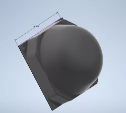 Back side cover for Silva 100 B/H compass