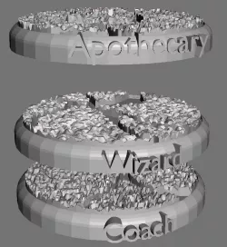 Blood Bowl Lava Bases