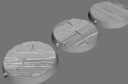 Blood Bowl Numbered Bases Wooden Planks