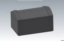 Box with hinge