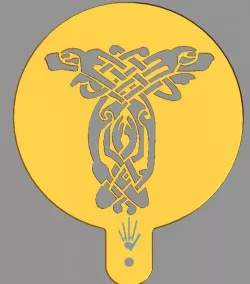 Bread / Cake Stencil - Celtic 10 Design