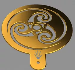Bread / Cake Stencil - Celtic 12 Design