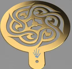 Bread Stencil - Celtic 3 Design