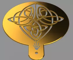 Bread Stencil - Celtic 7 Design
