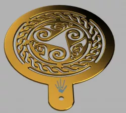 Bread Stencil - Celtic Design