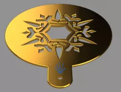 Bread Stencil - Snowflake 1 Design