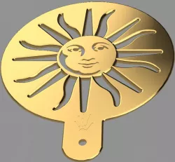 Bread Stencil - Sun Design