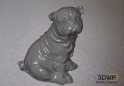 Bulldog Statue