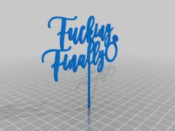 caketopper Fing finally
