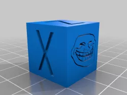 Calibration Cube XYZ Troll Face Edition