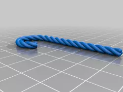 Candy Cane of 3 strands (code included)